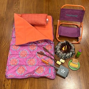 American Girl Doll camping lot